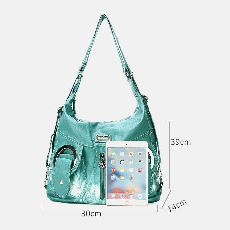 Femmes Tie Dye Multi-porter Imperméable Grande Capacité Sac À Bandoulière Sac À Main Sac À Dos