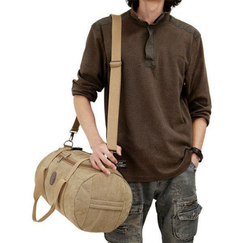 Hommes Voyage Duffle Bag Business Holdall Bag Outdoor Canvas Travel Bag