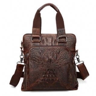 Sac À Main En Alligator En Cuir Véritable Pour Homme