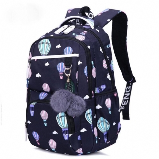 Sac À Dos Pour Ordinateur Portable Multifonction Anti-vol Fluffy Ball Print Pour Femmes