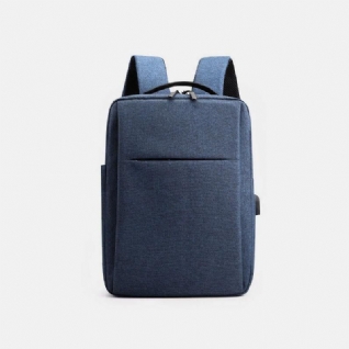 Sac À Dos Pour Ordinateur Portable Oxford De 15.6 Pouces À Chargement Usb Léger Pour Hommes