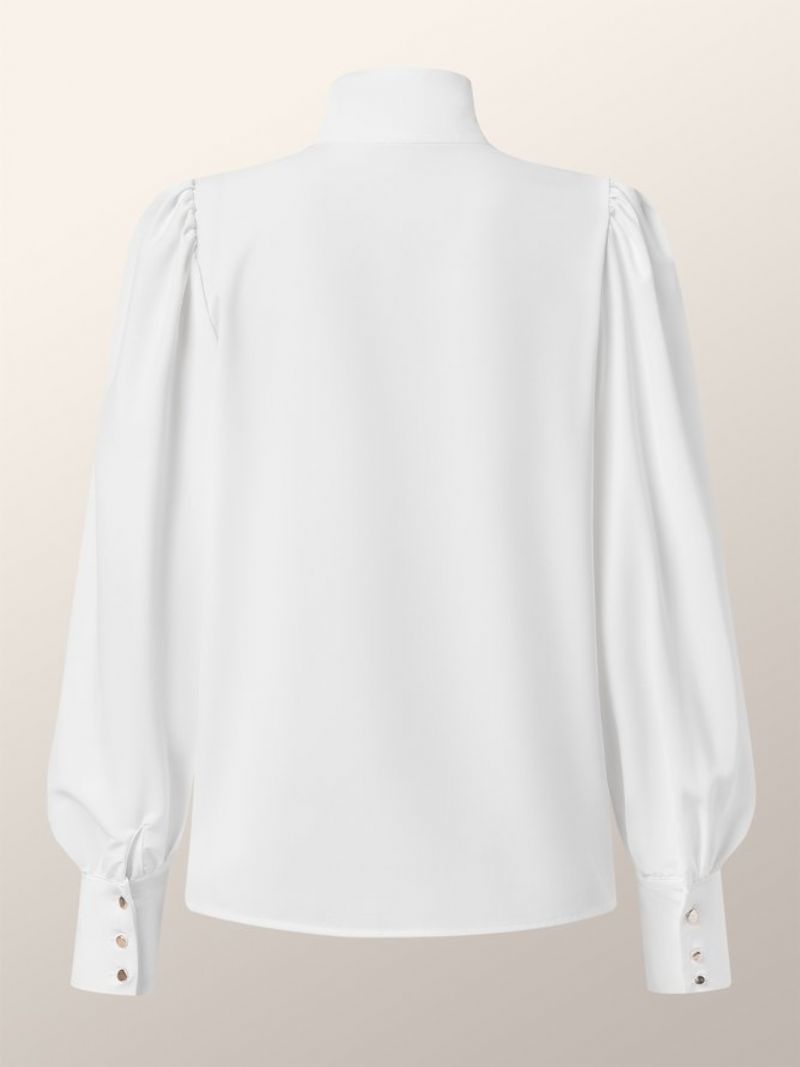 Automne H-line Manches Longues Sans Élasticité Urban Daily Blouse