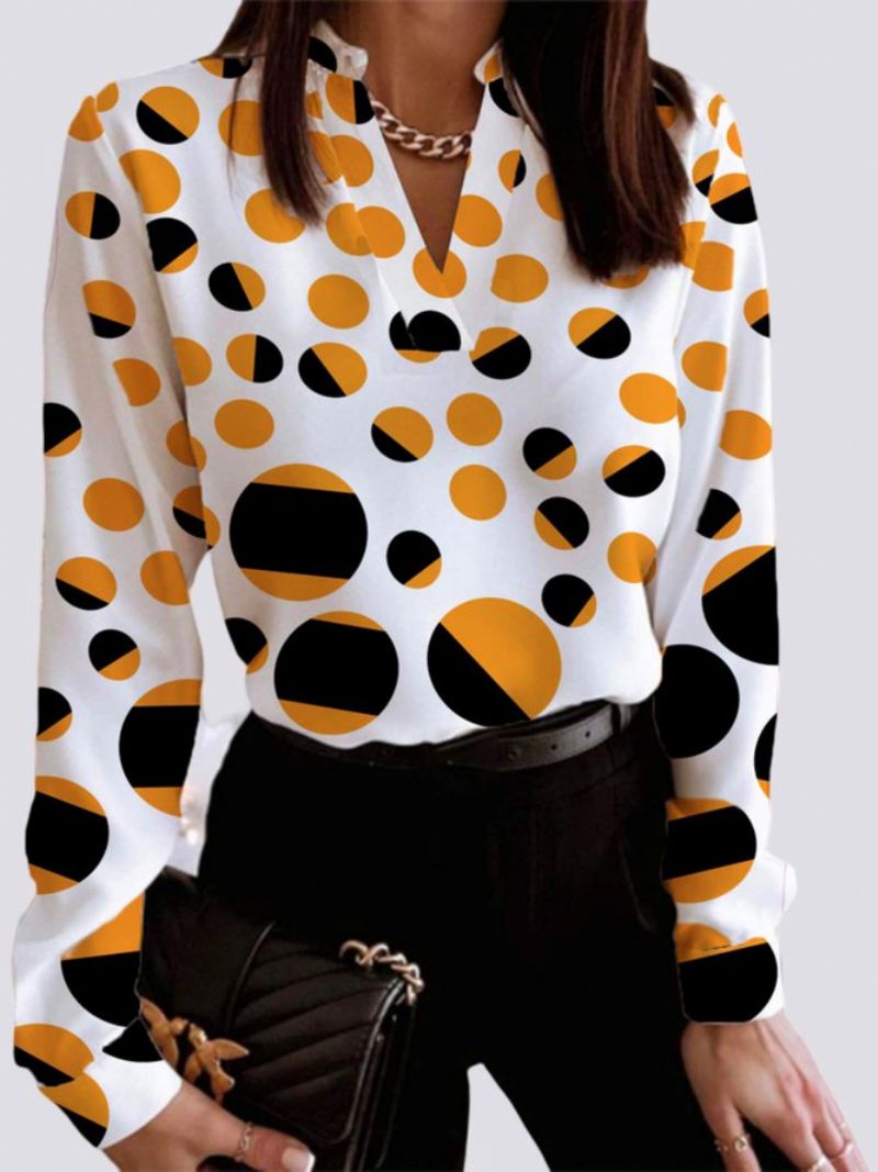 Haut À Manches Longues Urban Polka Dots Regular Fit