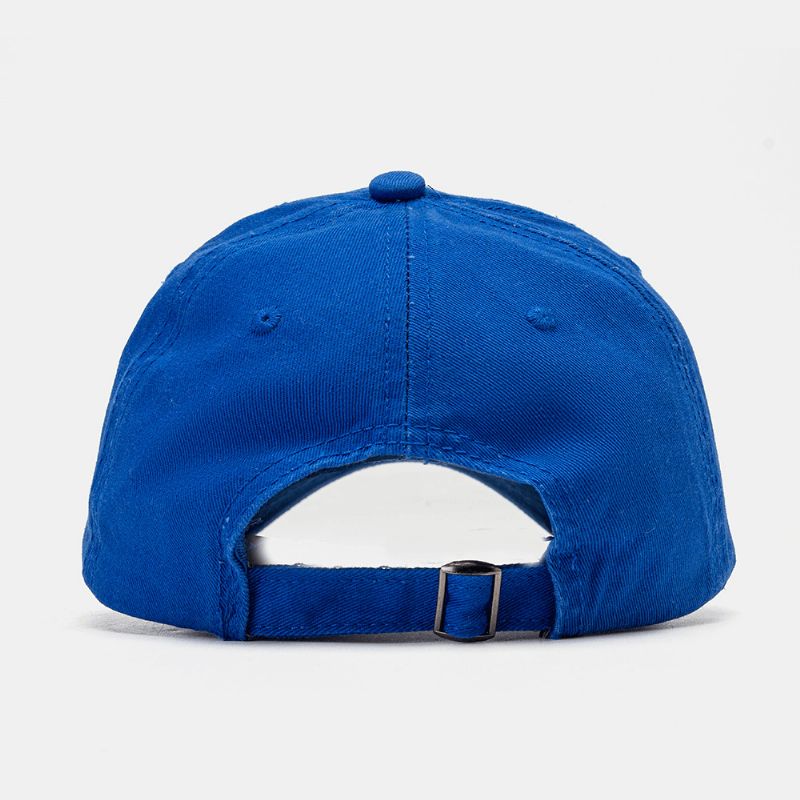 Casquette De Baseball En Coton Unisexe Bord Effiloché Trou Cassé Chiffres Lettres Broderie Mode Tout Match