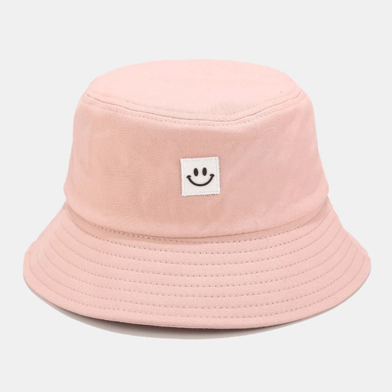 Chapeau De Soleil Unisexe Avec Motif De Sourire À Large Bord