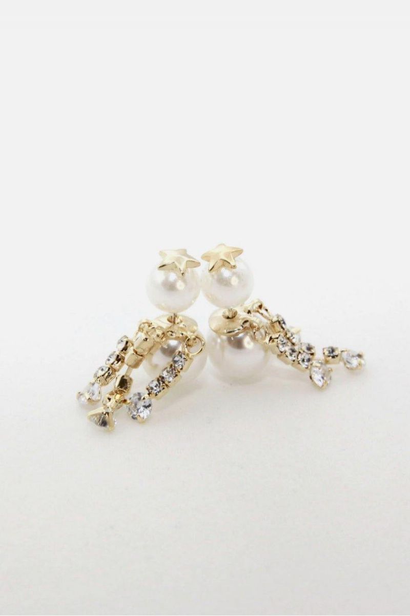 Boucles D'oreilles Perle Étoile