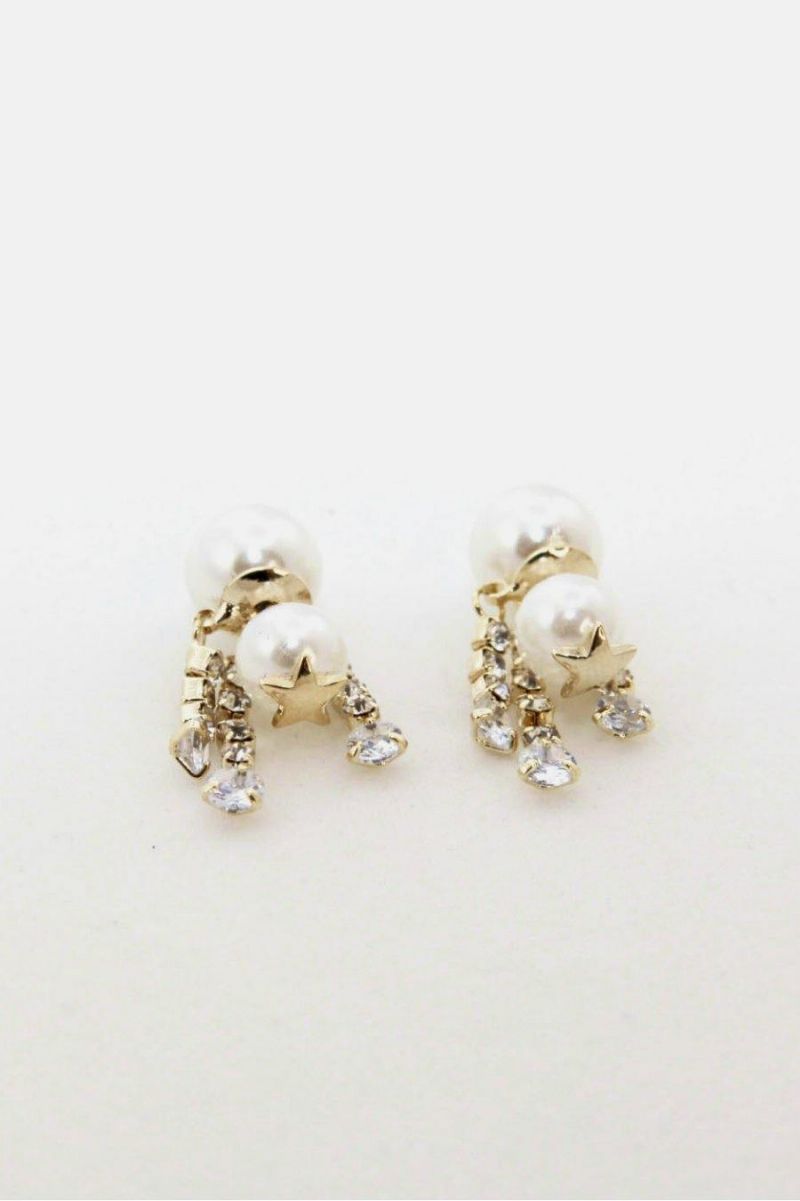 Boucles D'oreilles Perle Étoile