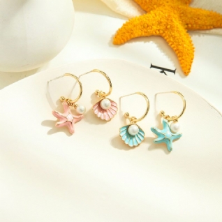 Boucles D'oreilles Perles Coquillage