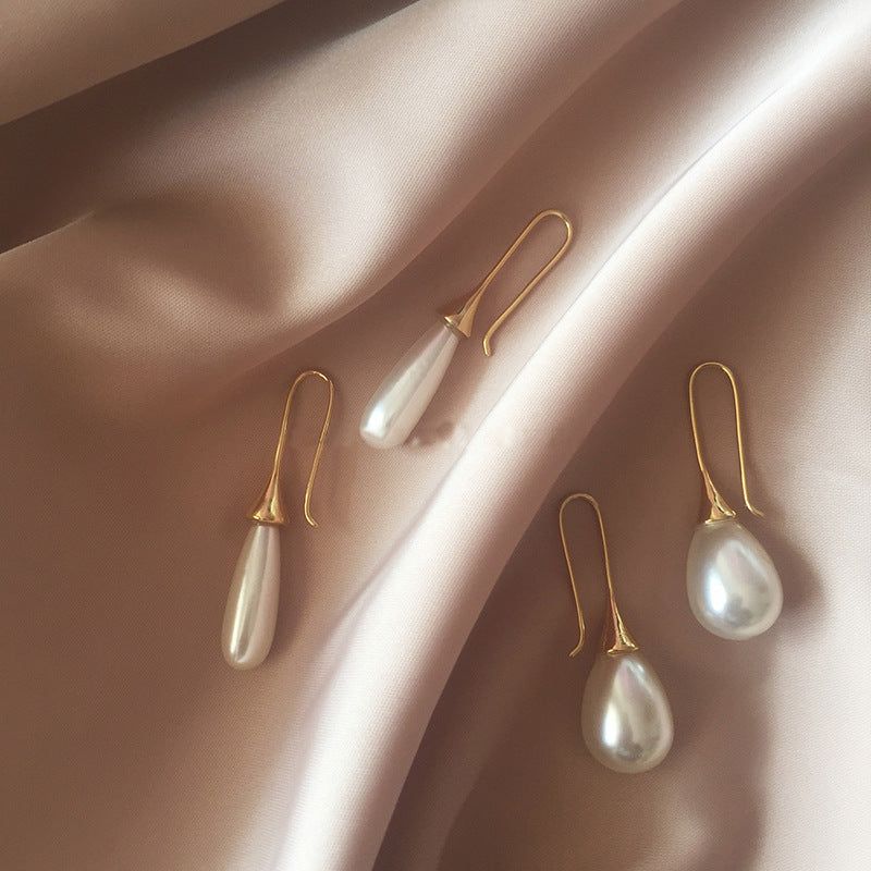 Boucles D'oreilles Personnalité Simple Perle Goutte D'eau