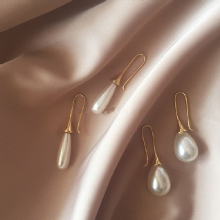 Boucles D'oreilles Personnalité Simple Perle Goutte D'eau