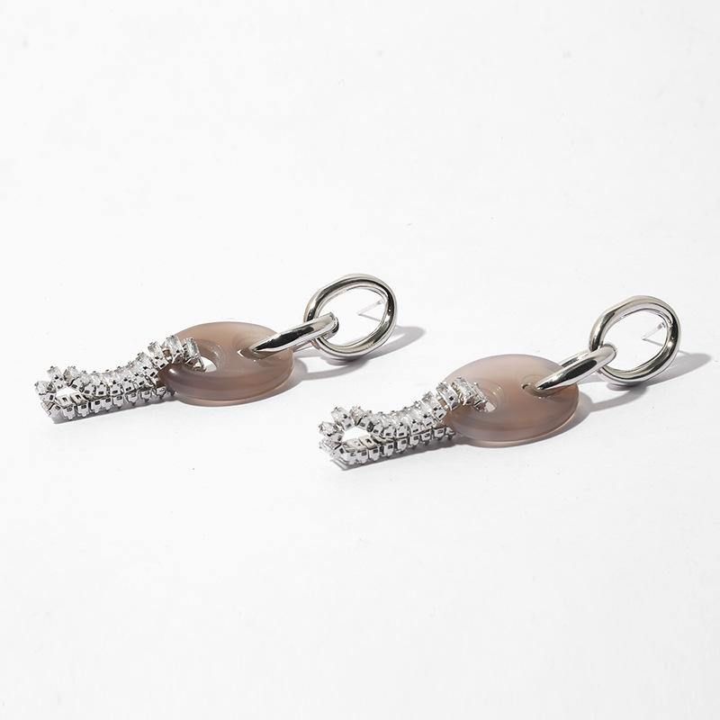 Boucles D'oreilles En Pierre Naturelle Industrielle