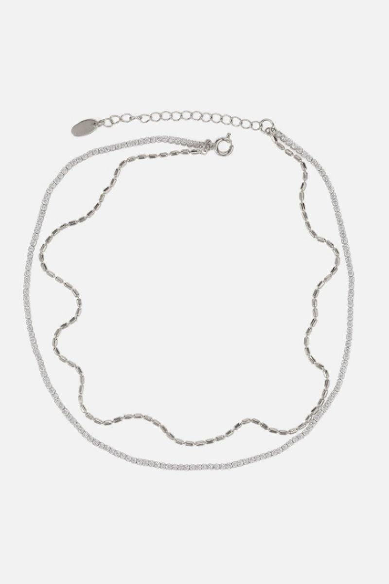 Collier Double Chaîne Délicate