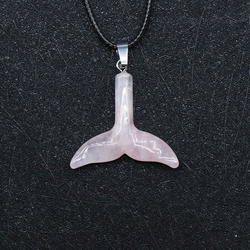 Collier Queue De Poisson Cristal Rose