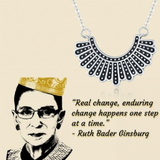 Honneur Ruth Bader Ginsburg Bijoux Commémoratifs Le Collier De La République Bananière Collier Dissident