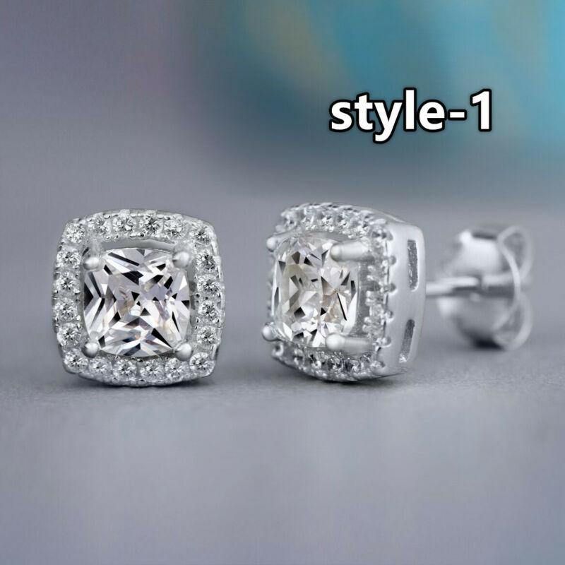 Huitan Mode Géométrique Femmes Boucles D'oreilles Cubique Zircone Fête De Mariage Quotidien Portable Mode Bijoux Livraison Directe Chaude