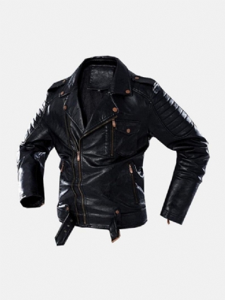 Vestes En Cuir Pu Pour Hommes