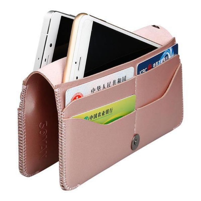 Femmes Hommes Téléphone Sac En Cuir Souple Portefeuille Embrayages Pour Iphone 7/6s/6splus 8 Titulaire De La Carte