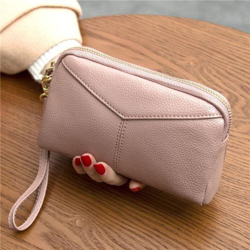 Femmes Véritable Peau De Vache 6.3 Pouces Téléphone Pochette Portefeuille Clés Carte Porte-monnaie 5 Couleurs