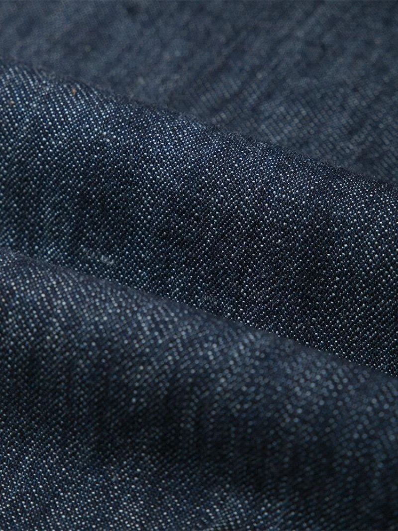 Jeans Décontractés Simples À Cordon Multi-poches Pour Hommes