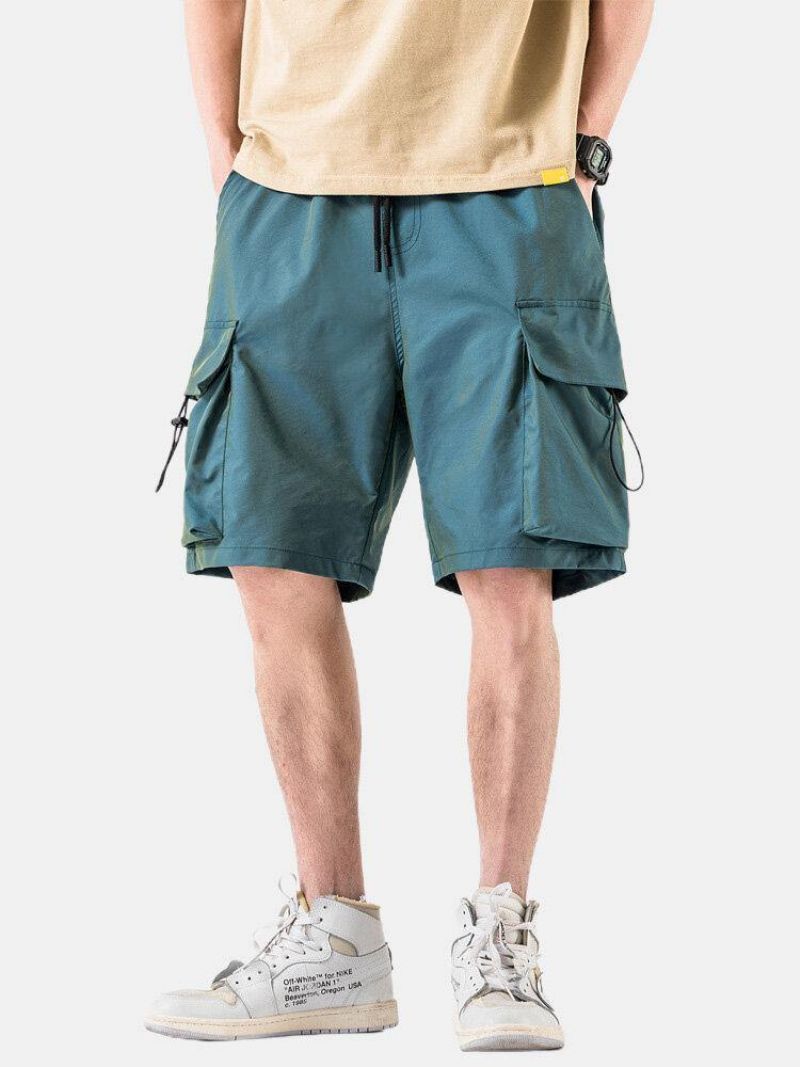 Short Cargo Décontracté À Grande Poche Pour Hommes