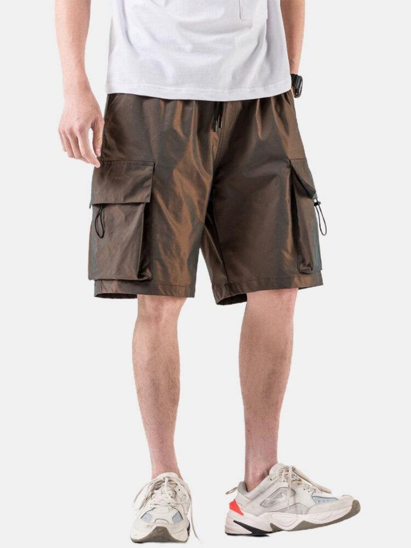 Short Cargo Décontracté À Grande Poche Pour Hommes