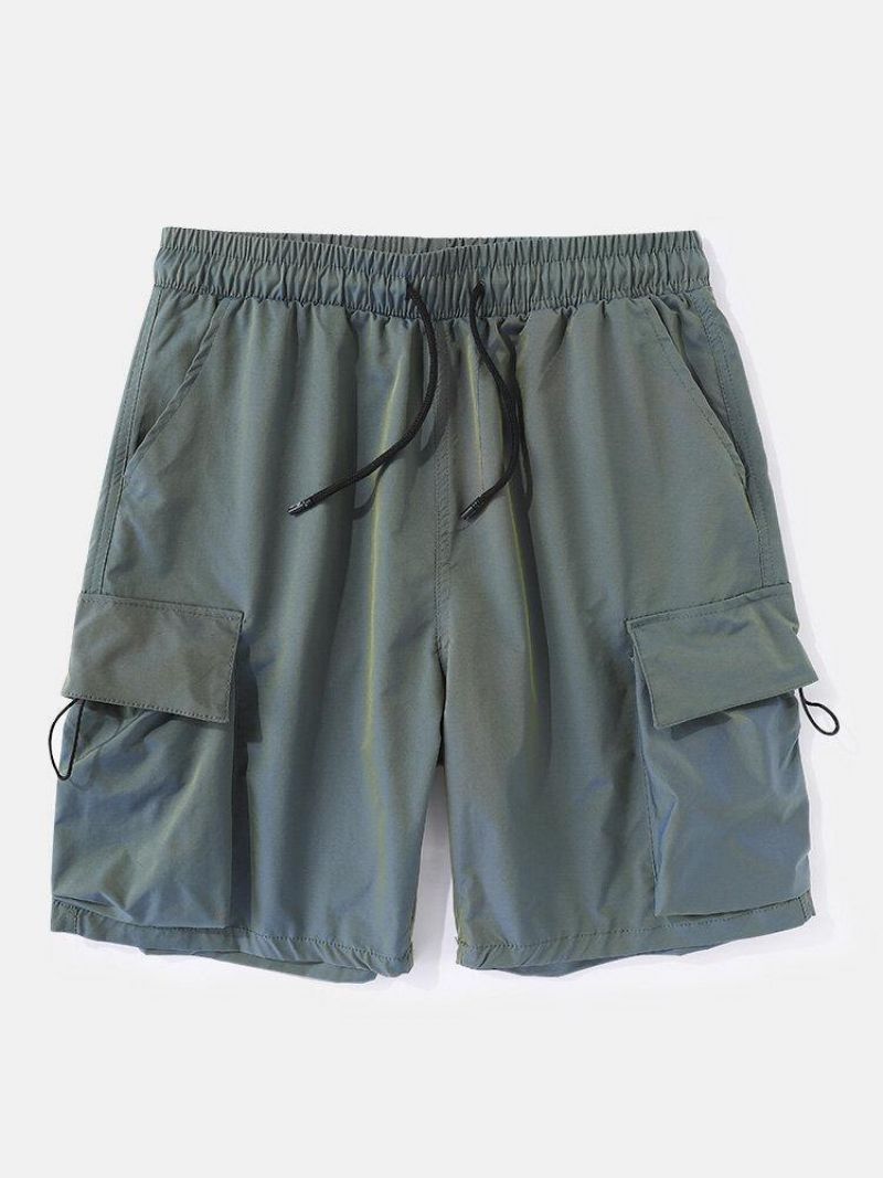 Short Cargo Décontracté À Grande Poche Pour Hommes