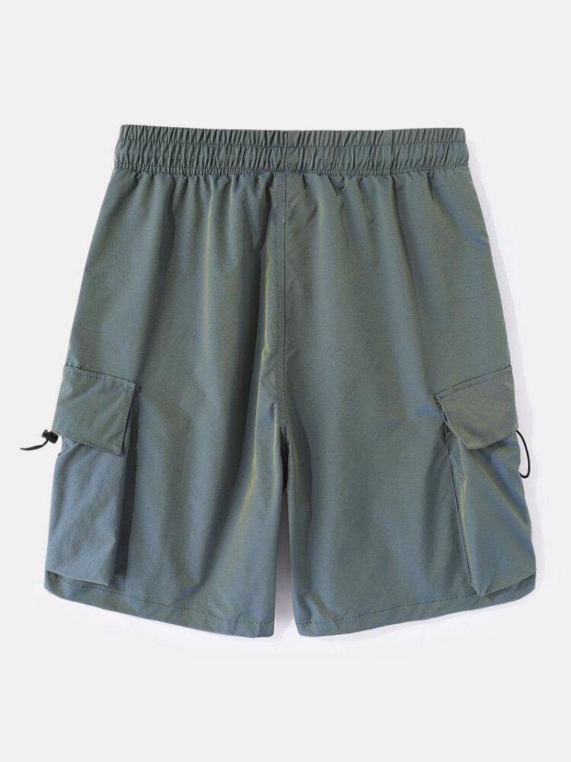 Short Cargo Décontracté À Grande Poche Pour Hommes