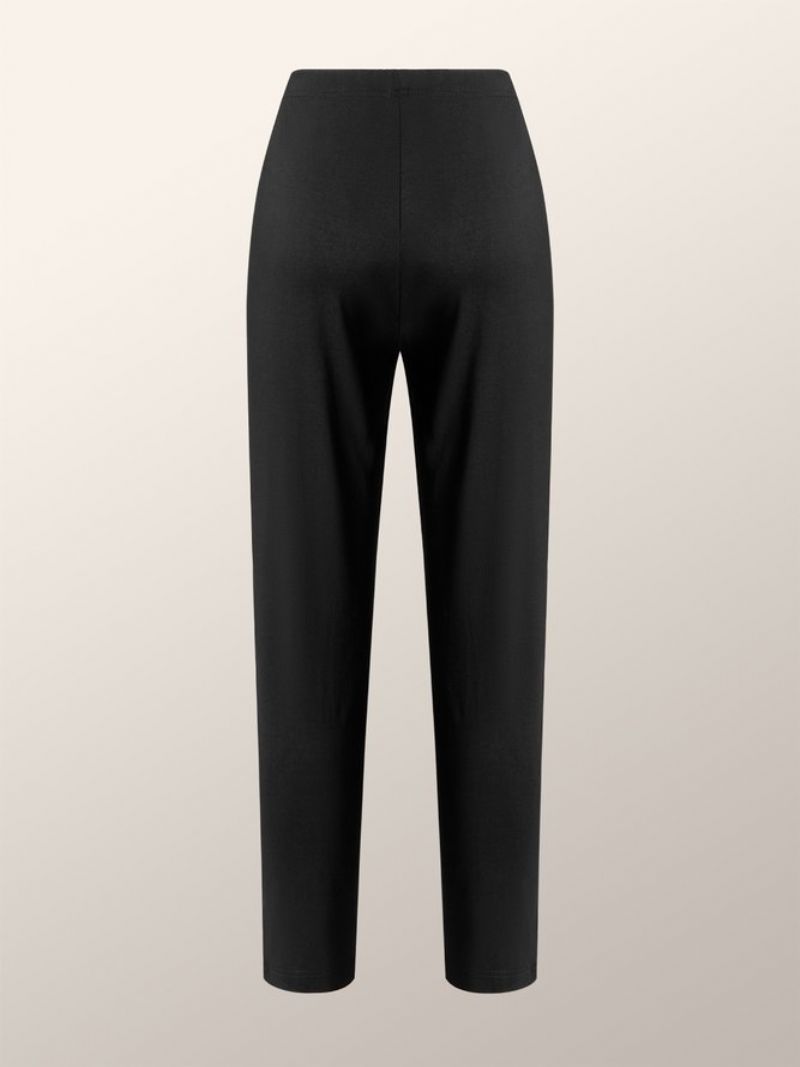 Automne Haute Élasticité H-line Plain Daily Leggings Pantalon Coupe Slim