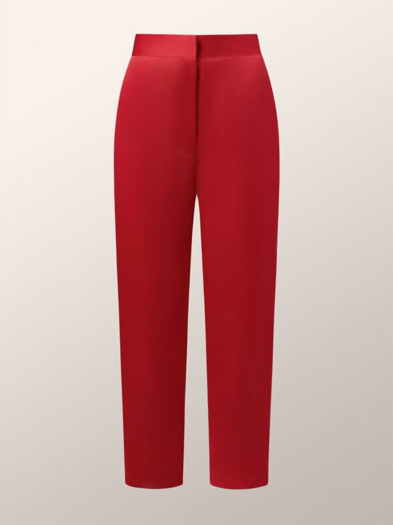 Micro-élasticité T-line Plain Mode Slim Taper Pants