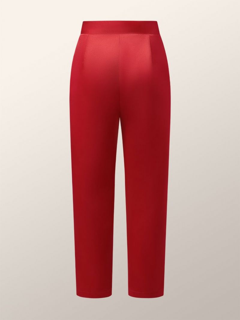 Micro-élasticité T-line Plain Mode Slim Taper Pants