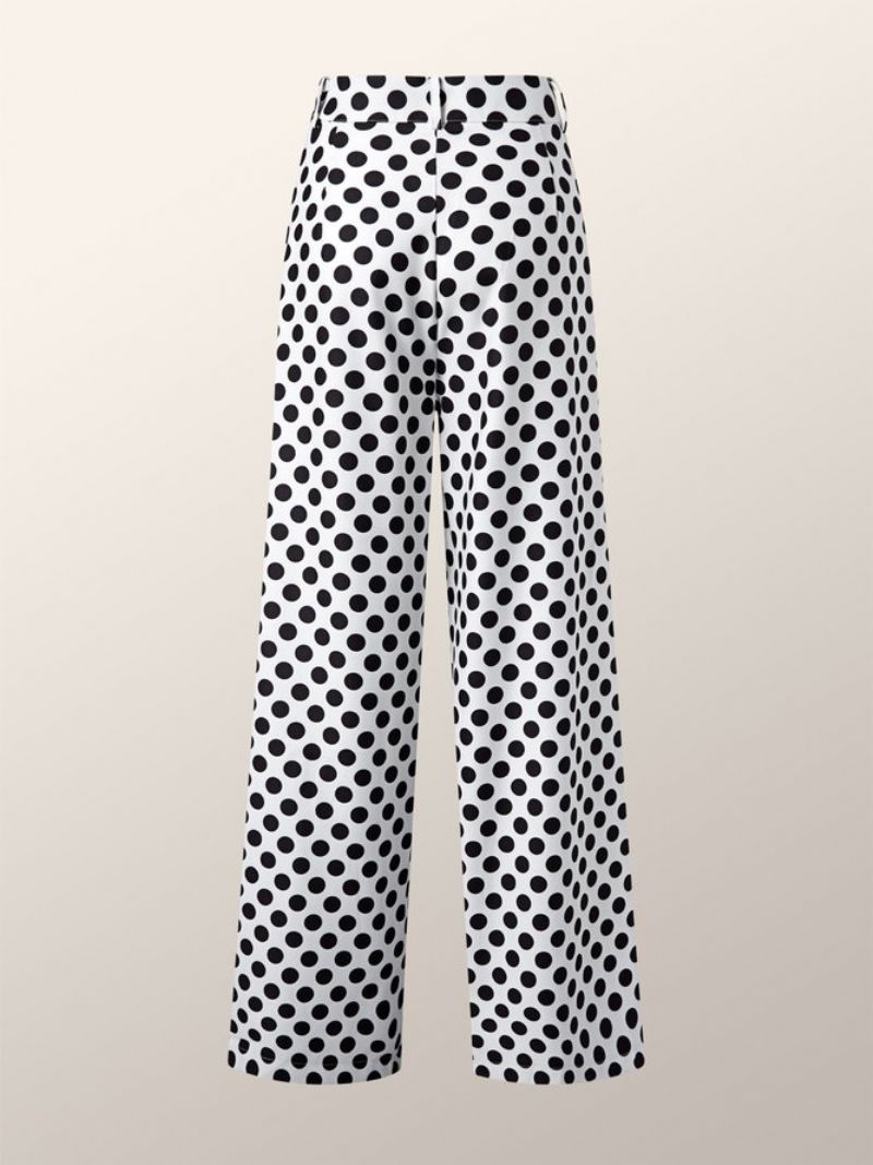 Pantalon Coupe Régulière Pour Femme À Pois