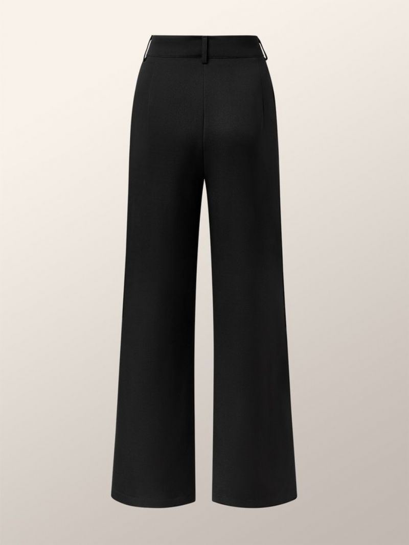 Pantalon Droit À La Mode Simple Et Simple