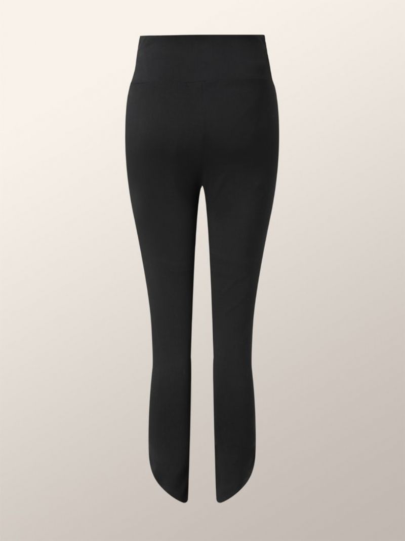 Pantalon Slim Uni Quotidien Élégant