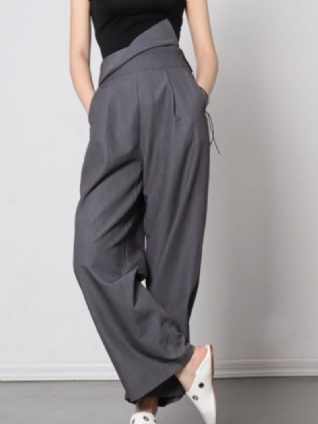 Work Casual Asymétrique A-line All Season Daily Pants