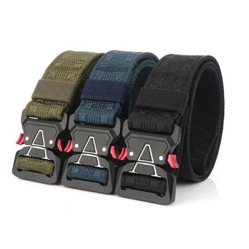 125 cm Hommes 3.8 cm Largeur Nylon Ceinture Ceintures Ceinture Tactique Libération Rapide Insertion Boucle Ceinture Ceinture