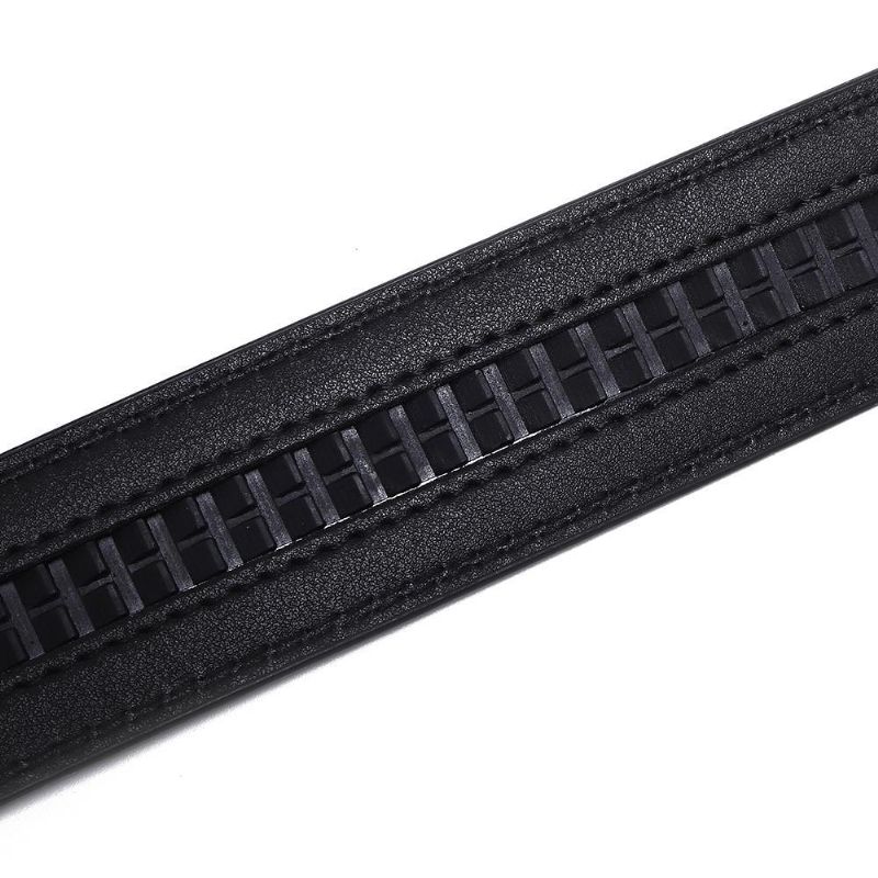 Ceinture À Boucle Automatique En Alliage De Cuir À Deux Couches Pour Hommes