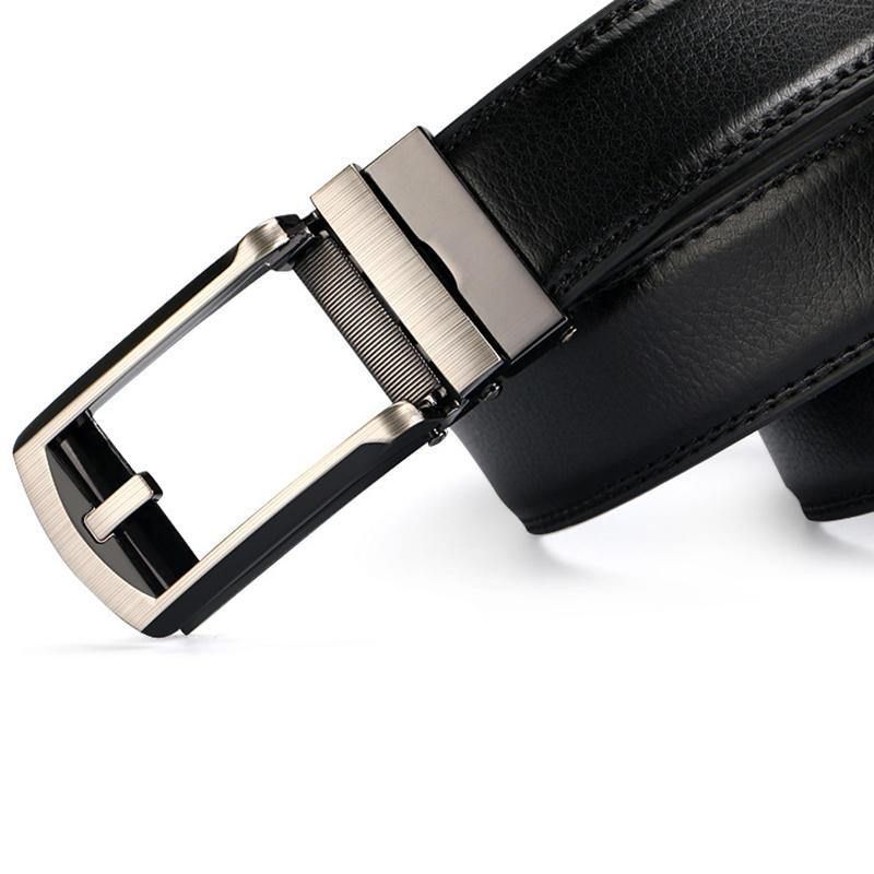 Ceinture En Cuir À Boucle Automatique Extérieure Décontractée Pour Hommes