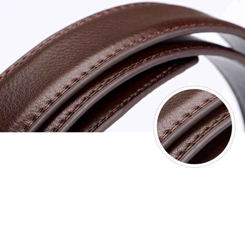 Ceinture En Cuir À Boucle Automatique Extérieure Décontractée Pour Hommes