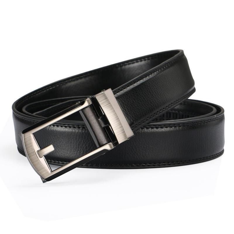 Ceinture En Cuir À Boucle Automatique Extérieure Décontractée Pour Hommes