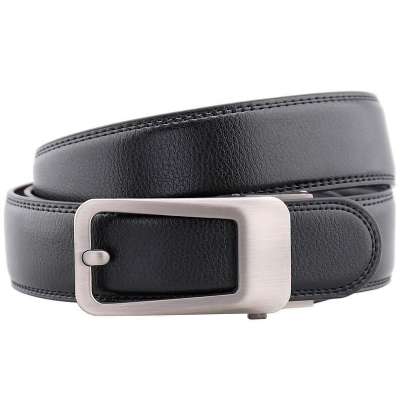 Ceinture En Cuir À Boucle Automatique En Cuir De Vachette Pour Hommes De 125 cm