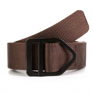 Ceinture En Nylon De 3.8 cm Pour Hommes Ceinture À Boucle Lisse Décontractée Ceinture Tactique De Randonnée