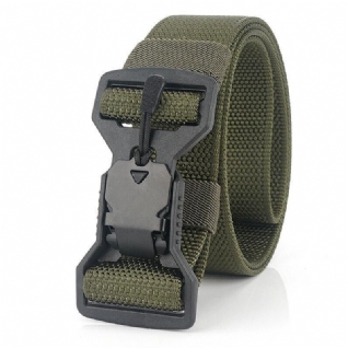 Ceinture Tactique En Nylon Décontractée Pour Hommes De 125 cm Boucle De Fonction D'aimant En Plastique Ceintures Militaires