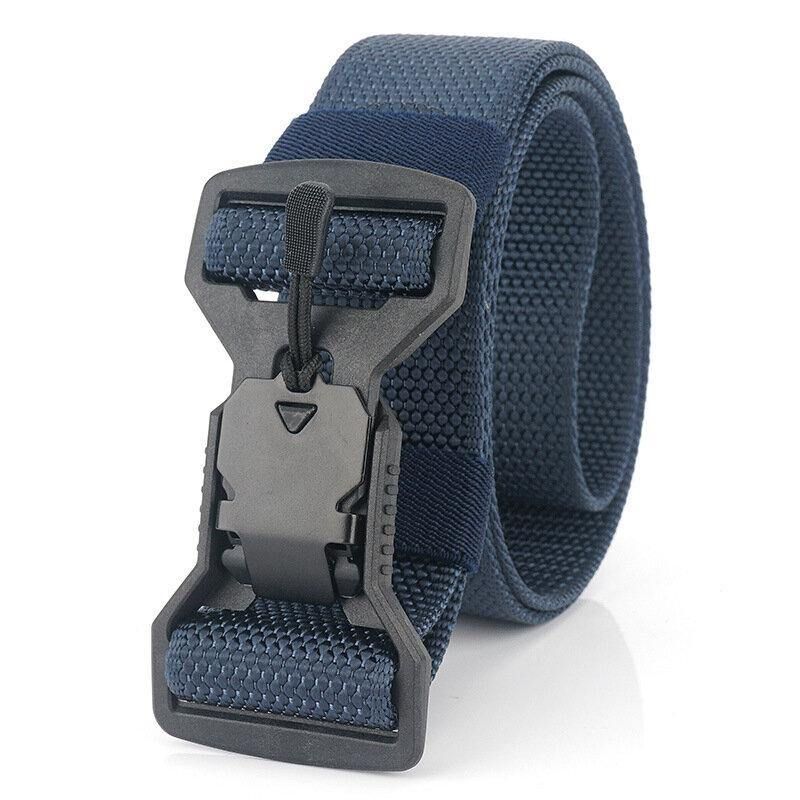 Ceinture Tactique En Nylon Décontractée Pour Hommes De 125 cm Boucle De Fonction D'aimant En Plastique Ceintures Militaires