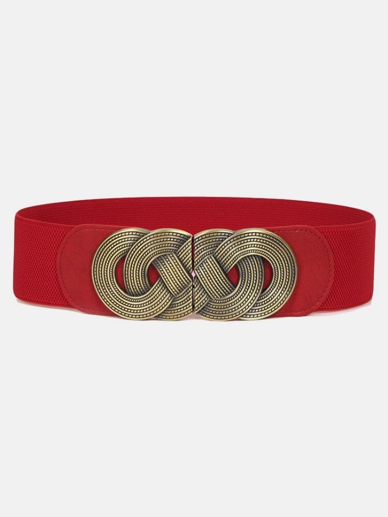 Femmes Rétro Large Ceinture Décorative Ceinture Sauvage Jupe Ceinture Robe Accessoires Ceinture