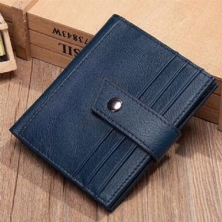 Hommes En Cuir Véritable Rfid Bloquant Antivol Multi-emplacements Porte-cartes Porte-cartes Portefeuille