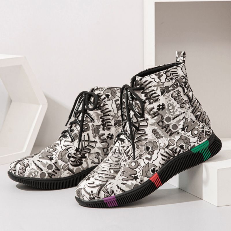 Bottes De Combat Courtes À Lacets Multicolores Pour Femmes