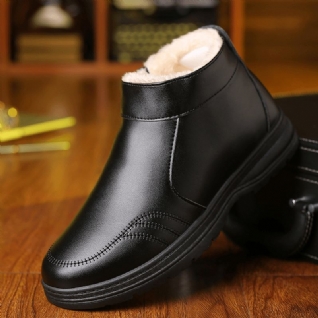 Bottines Décontractées Confortables En Cuir Microfibre Pour Hommes