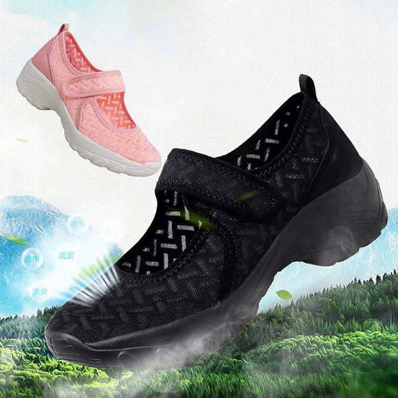 Chaussures De Sport Décontractées À Plateforme Respirante En Maille Pour Femmes