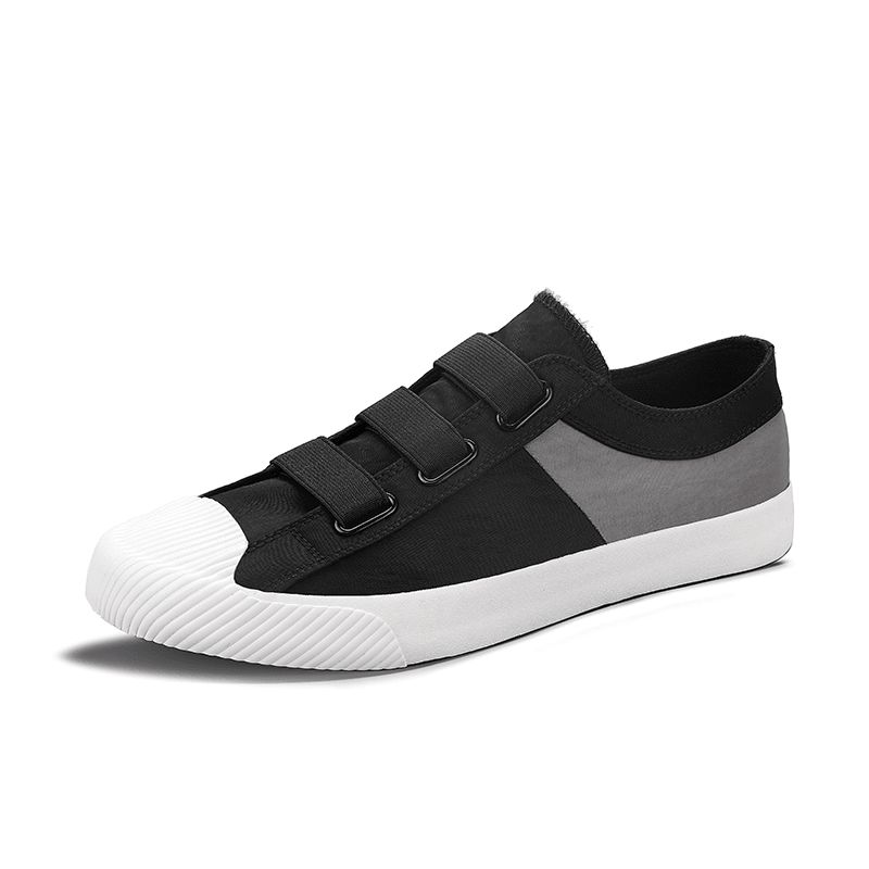 Hommes Colorblock Comfy Respirant Elastic Band À Enfiler Casual Daily Canvas Sneakers