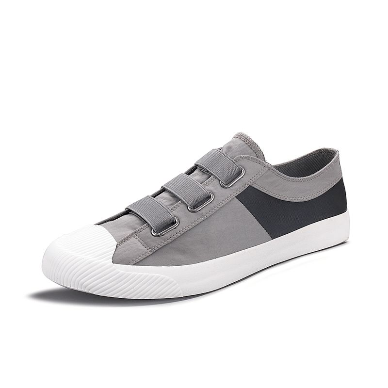 Hommes Colorblock Comfy Respirant Elastic Band À Enfiler Casual Daily Canvas Sneakers